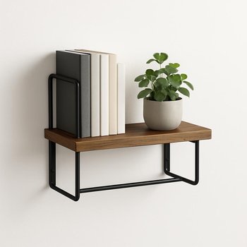 Kiçik modul loft rəf bloku və metal karkas detalı